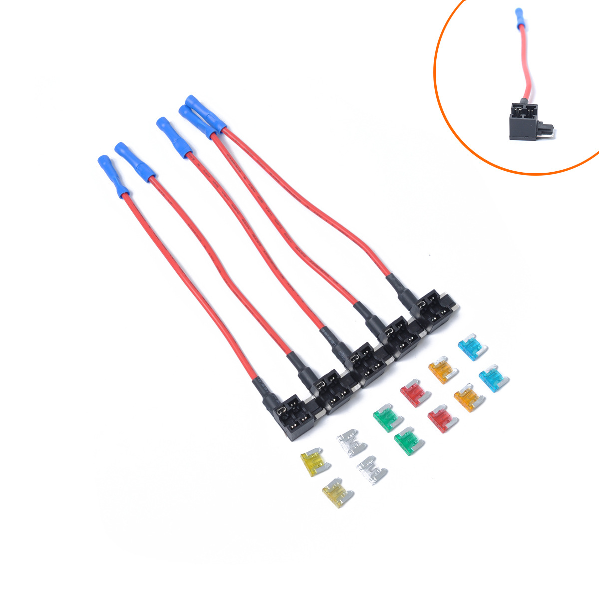 汽车迷你保险丝取电器   配5/10/15/20/25/30A保险片各2个