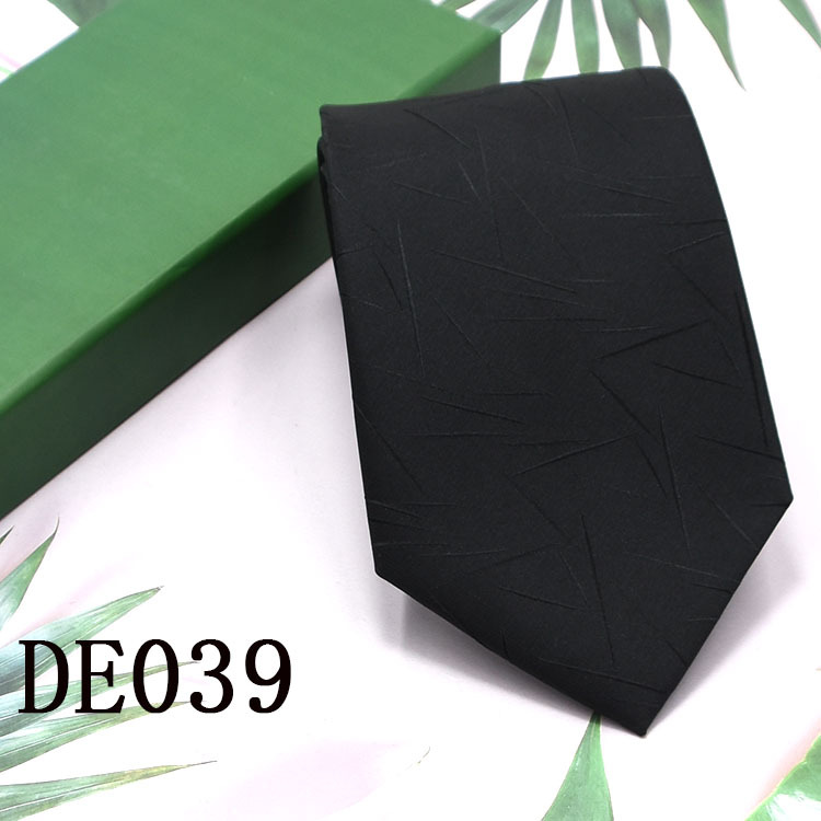 Lazo de los hombres 8cm ropa formal negocios moda profesional corbata rayas Plaid color sólido nuevo traje empate