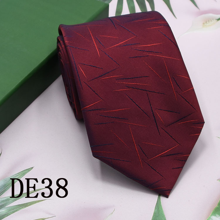 Lazo de los hombres 8cm ropa formal negocios moda profesional corbata rayas Plaid color sólido nuevo traje empate