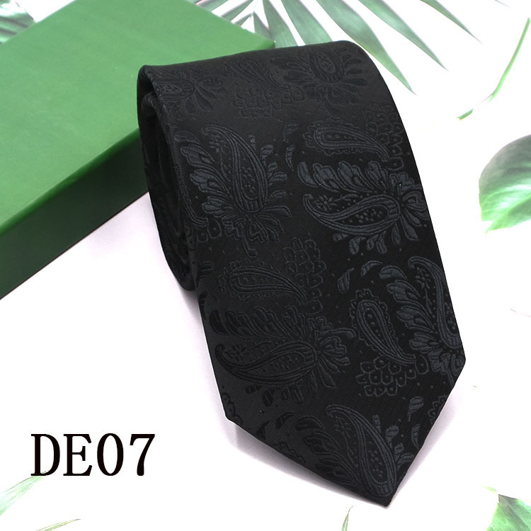 Lazo de los hombres 8cm ropa formal negocios moda profesional corbata rayas Plaid color sólido nuevo traje empate