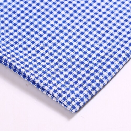 Small grid plain weave fabric, polyester fabric tablecloth/deskcloth printed fabric, backpacks customizable, one-off shipment available