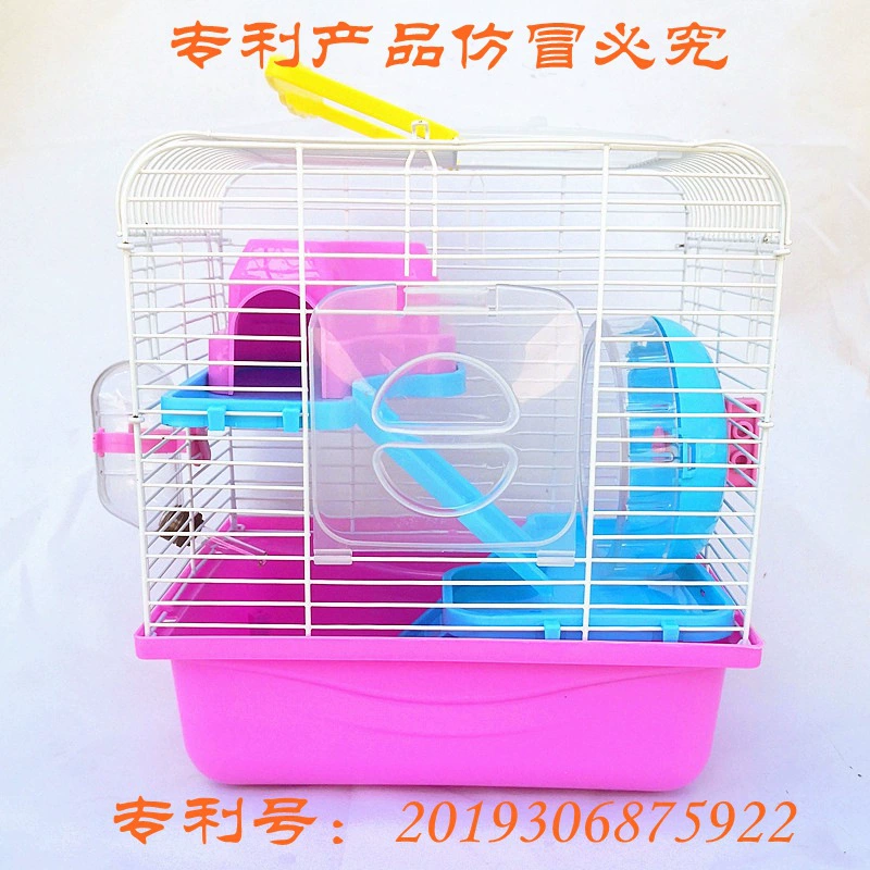 Продажа Фабрики Клетка Хомяк Золотой Медведь Клетка Вилла Роскошная Поставки Хомяка Игрушки Три Яруса Небольшое Поместье Клетка