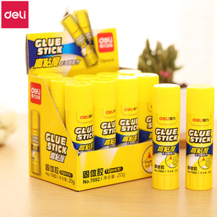 Deli 7092 glue stick strong glue stick 20g safe glue stick formaldehyde-free medium glue stick