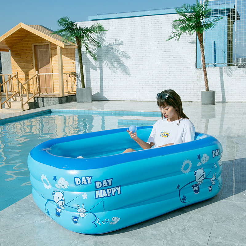 Inflatable swimming pool PVC
