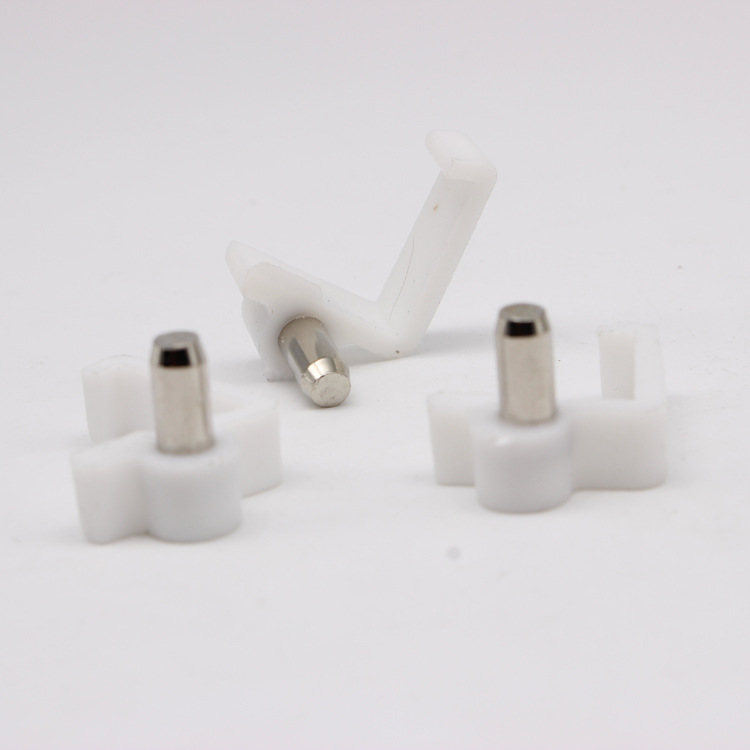 Espesado 16/18 placa soporte de estante de plástico Gancho izquierdo y derecho Soporte de placa Gancho conector de muebles con gancho soporte de estante pasador de partición