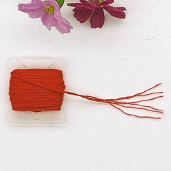 Cross-stitch thread flower box package 50 colors 8 meters 6 strands handmade single-color embroidery thread for toys handmade shoelace line