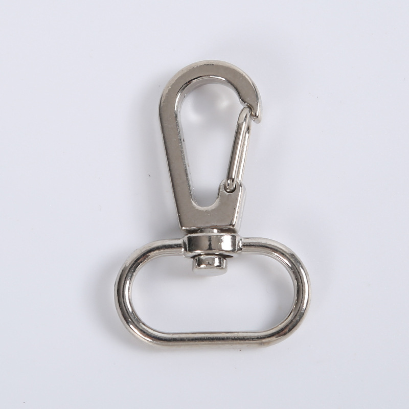 Accesorios para Bolsos, Anillo en D de 6 Puntos, Gancho de Tres Líneas, Hebilla Blanca para Perro, Hebilla de Tres Posiciones, Fabricante en Stock, Accesorios para Bolsos, Hebilla de Gancho, Aleación de Zinc image 2
