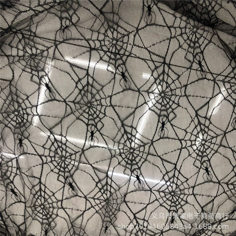 Прямые поставки с фабрики: ткани для Хэллоуина, сетка «паутина» (неэластичное кружево), полиэстеровая ткань для сумок, кружевные отделки и аксессуары.