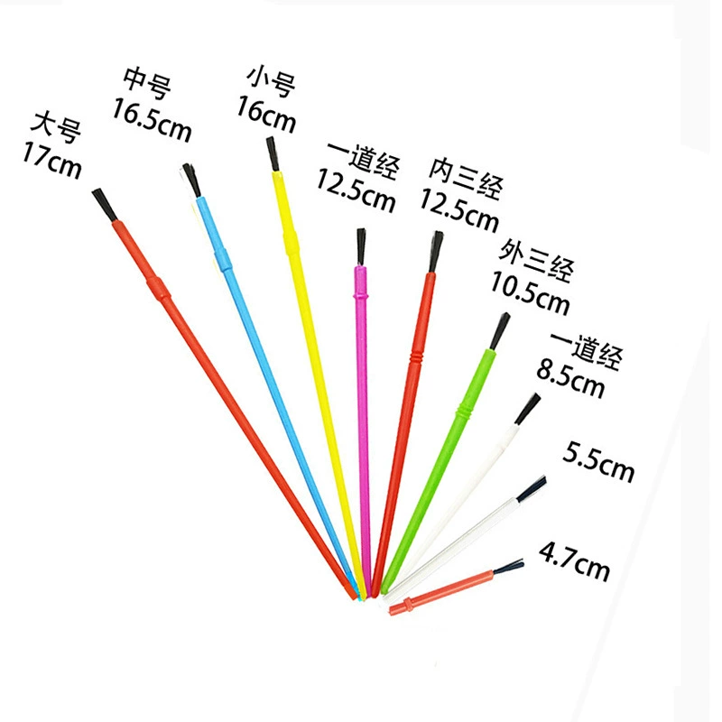 Готовая кисть «сделай сам» от производителя, кисть для посадки, пластиковая кисть, детская кисть для рисования своими руками, маленькая кисть для рисования