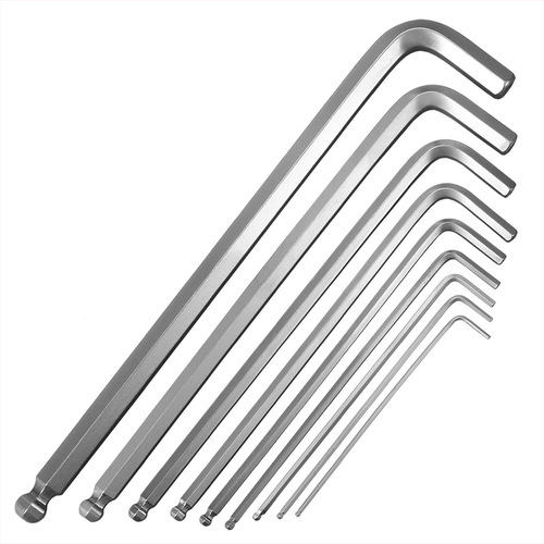 Industrial grade hexagonal wrench L-shaped flat head 6-angle wrench scooter bicycle matching hexagonal wrench manufacturer