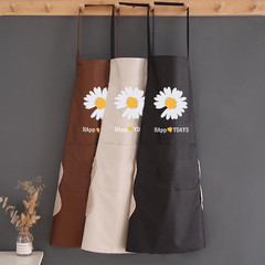 Home Kitchen Washable Apron Cute Japanese Style Waterproof Oilproof Fashion Women's Work Coverall Han Style New Waist Apron