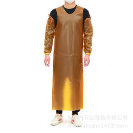 软皮可水皮围裙可油加厚屠宰围裙酸碱又大又长工业牛筋石材厂防水