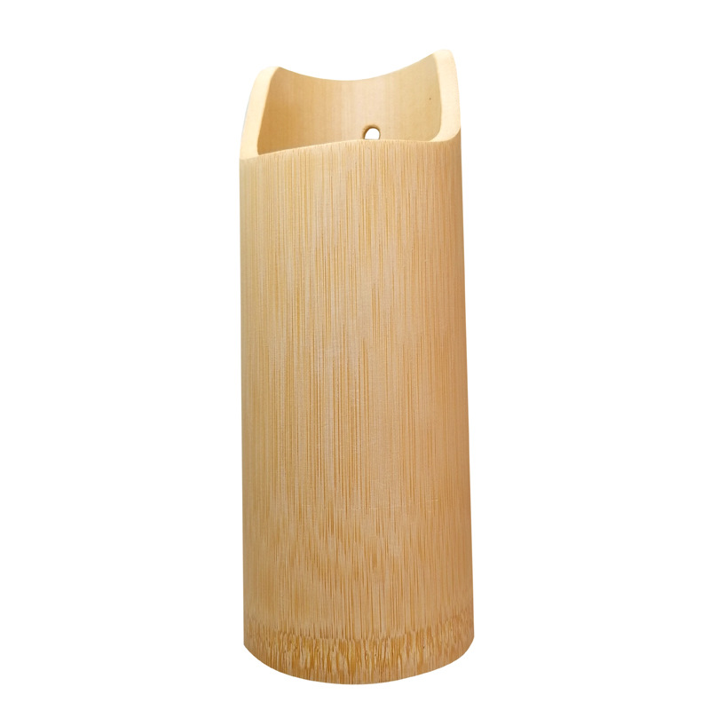 Estante de almacenamiento de cocina Estante de almacenamiento Tubo de bambú orgánico Organizador de utensilios de Bambú