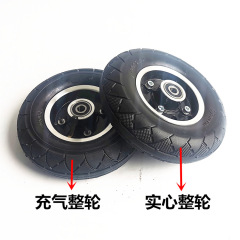 小海豚升特電動滑板車8寸免充氣防爆實心胎前輪200x50實心胎整輪