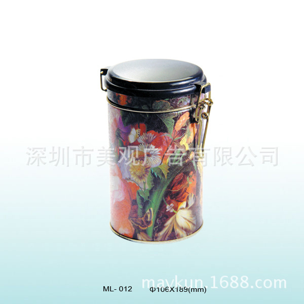 源头厂家 优惠供应精美马口铁ML-012茶叶罐 食品包装罐