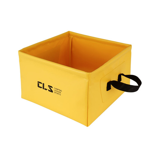 CLS folding bucket outdoor portable water basin fishing bucket camping self-driving wash basin travel folding bucket foot washing bucket