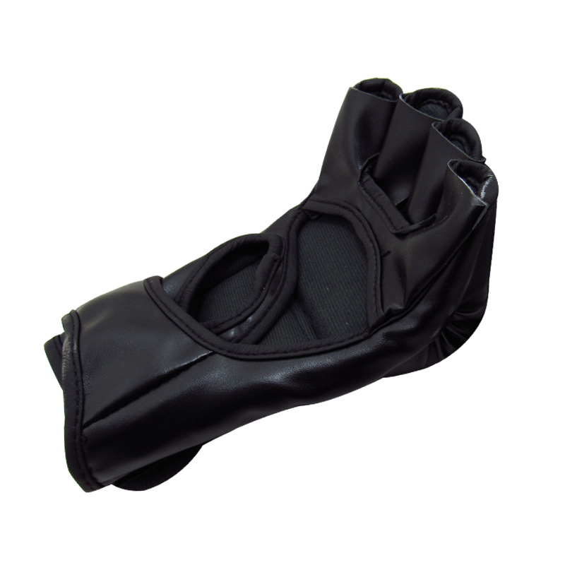 Guantes de boxeo al por mayor de fábrica nuevos guantes de lucha de medio dedo MMA