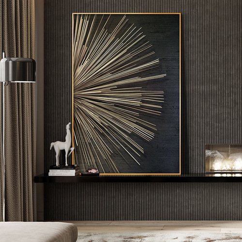 Light Luxury Hotel Paintings for Modern Atmospheric Living Rooms, Commercial Offices, Industrial Style Clubs, Model Rooms Wall Decorations