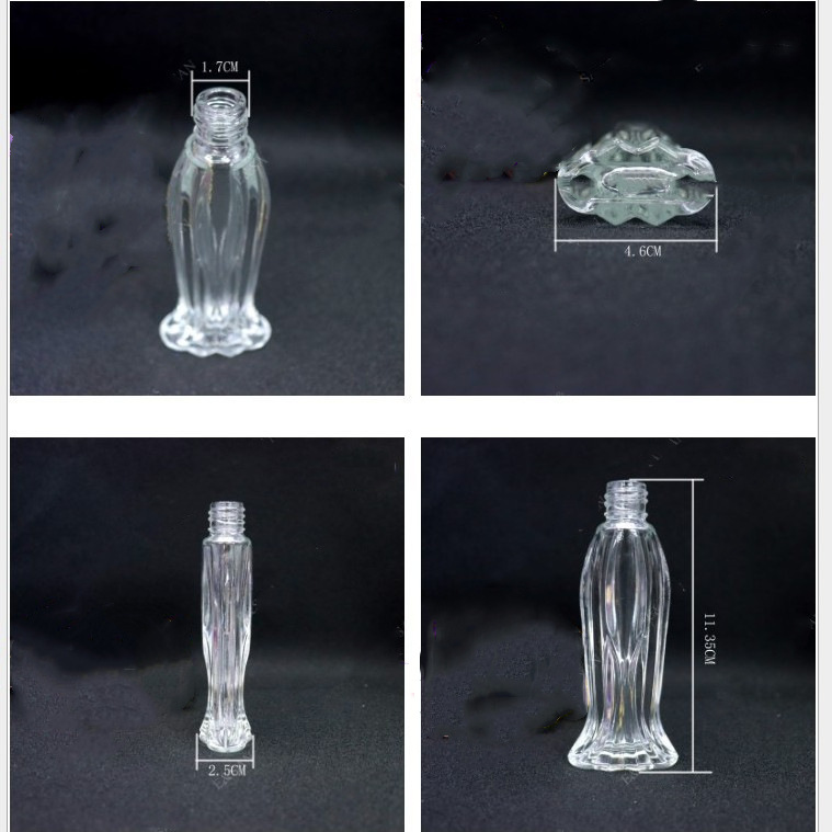 厂家香水鱼瓶玻璃瓶10ml 15ml鱼瓶香水瓶可喷色蒙砂可来样