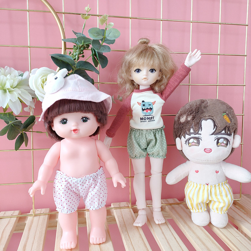 Pumpkin Pants Cotton Doll Shorts Baby Clothes 20Cm15Cm Joint Doll Bjd Doll Clothes Bloomers 7