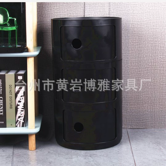 Mini small bedside cabinet simple modern bedroom corner cabinet storage cabinet multifunctional round storage cabinet