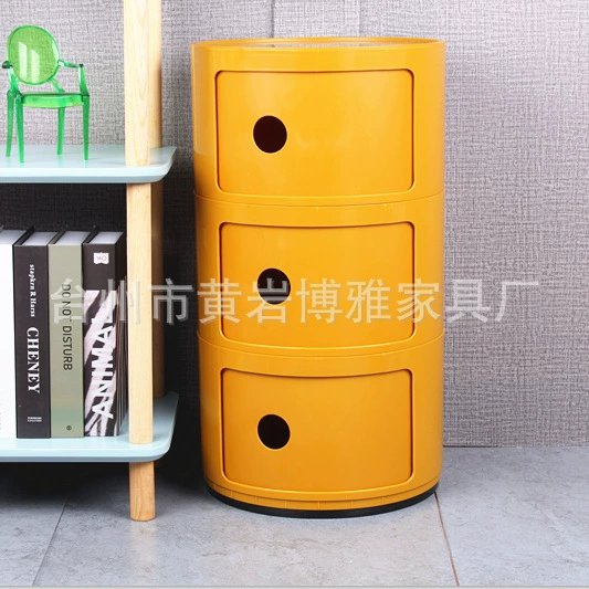 Mini small bedside cabinet simple modern bedroom corner cabinet storage cabinet multifunctional round storage cabinet