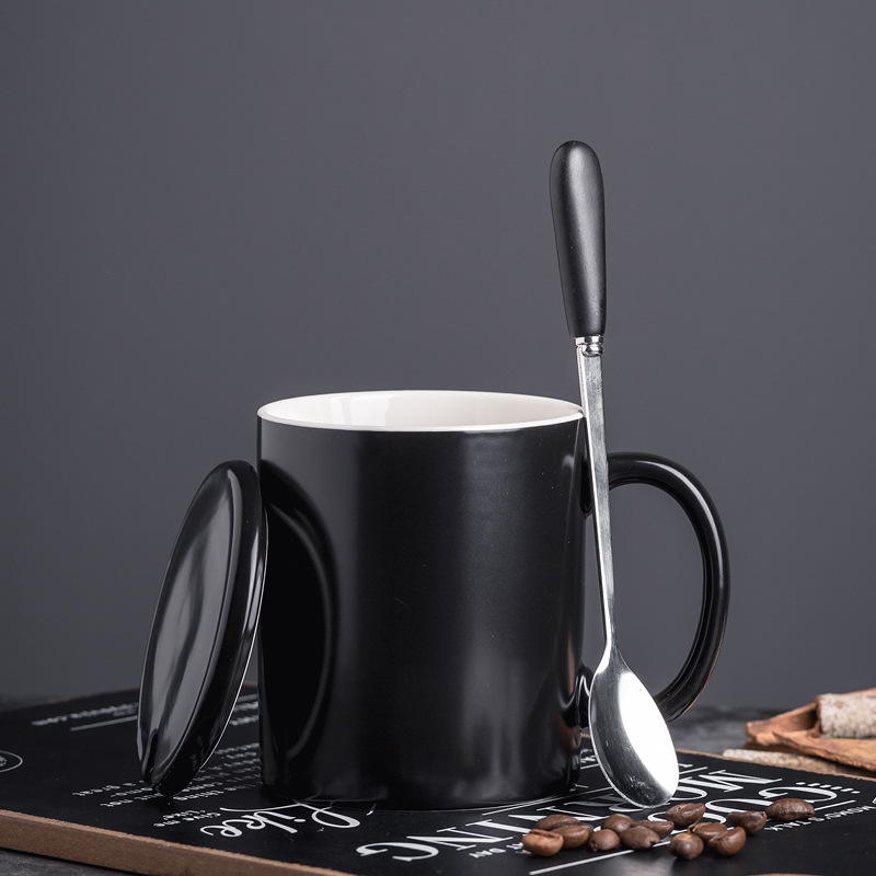 Taza de marca clásica Taza de cerámica Taza de café Taza de impresión de agua LOGO grabado