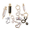 Small accessory with accessories, syringe, stethoscope, nurse uniform, pendant, necklace, suitable for import, handmade