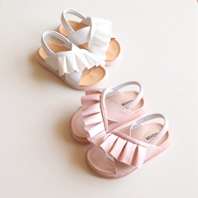 Summer cute beach sandals girl's flower-shaped