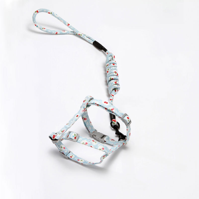 Nueva cuerda de tracción de gato en forma de I traje de correa de pecho ajustable anti-rotura cuerda de tracción de gato de estilo japonés