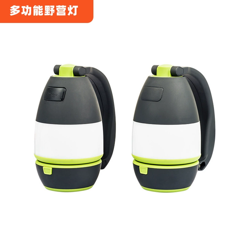 Многофункциональная настольная лампа «Три в одном», светодиодная палатка, кемпинг, кемпинг, свет, USB, аварийный свет, домашняя зарядка, ларек