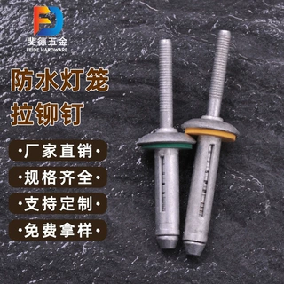 防水灯笼铆钉定制 厂家直销灯笼拉铆钉 酒盒铆钉加工定制