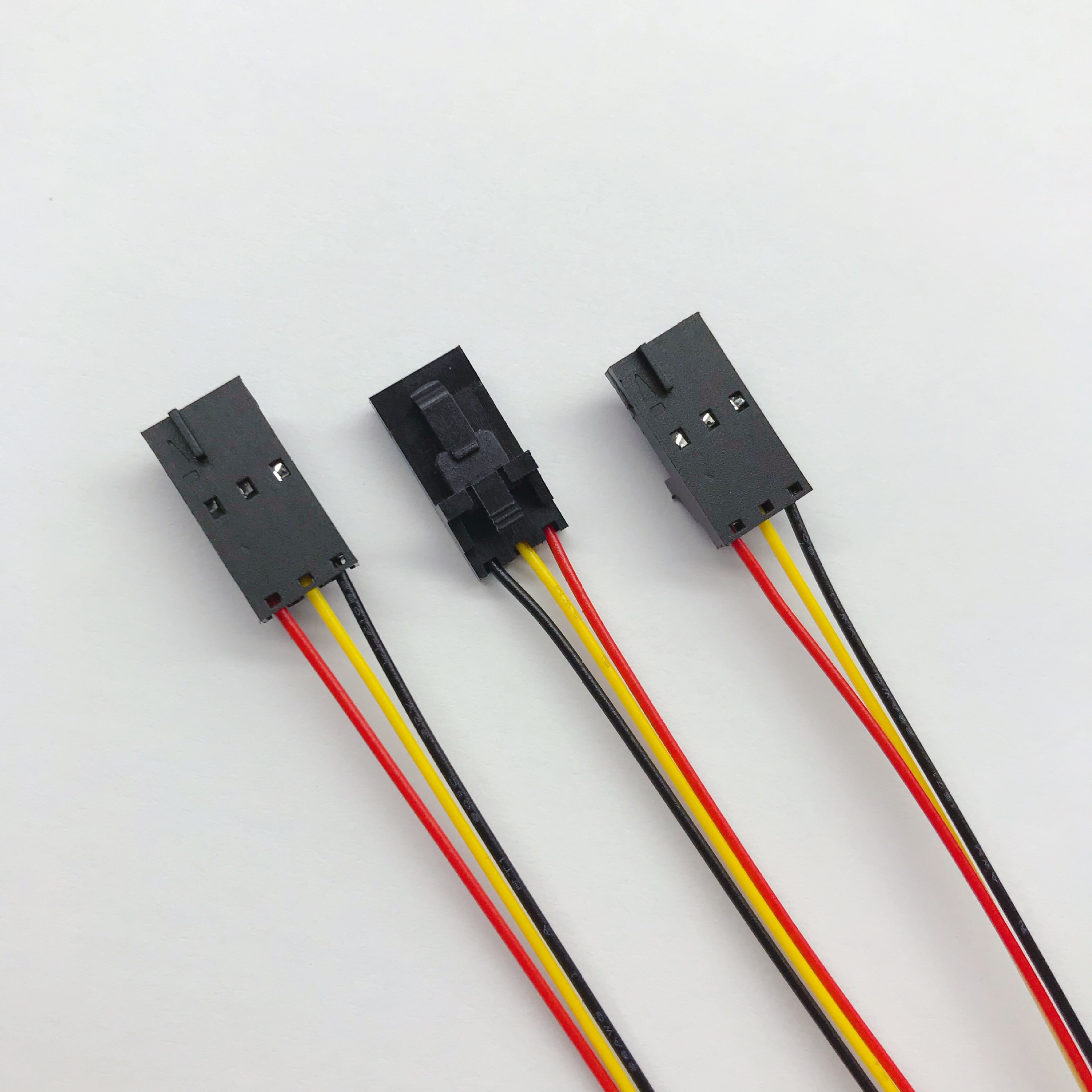 杜邦2.54mm端子连接线 间距2.54mm公母对接带锁扣杜邦端子连接线