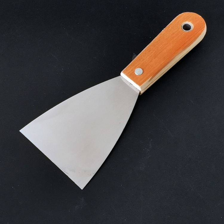 L2435 3 pulgadas mango de madera cuchillo de masilla limpieza pala raspador polvo pared 2 yuanes tienda