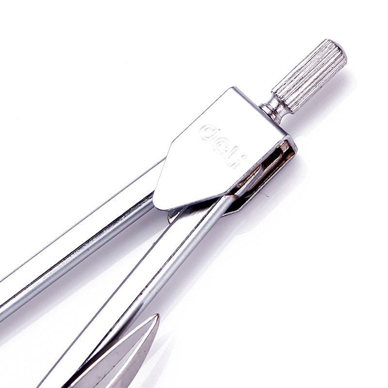 Deli 8601 metal stainless steel compass drawing drawing machinery industry standard compass drawing design 4