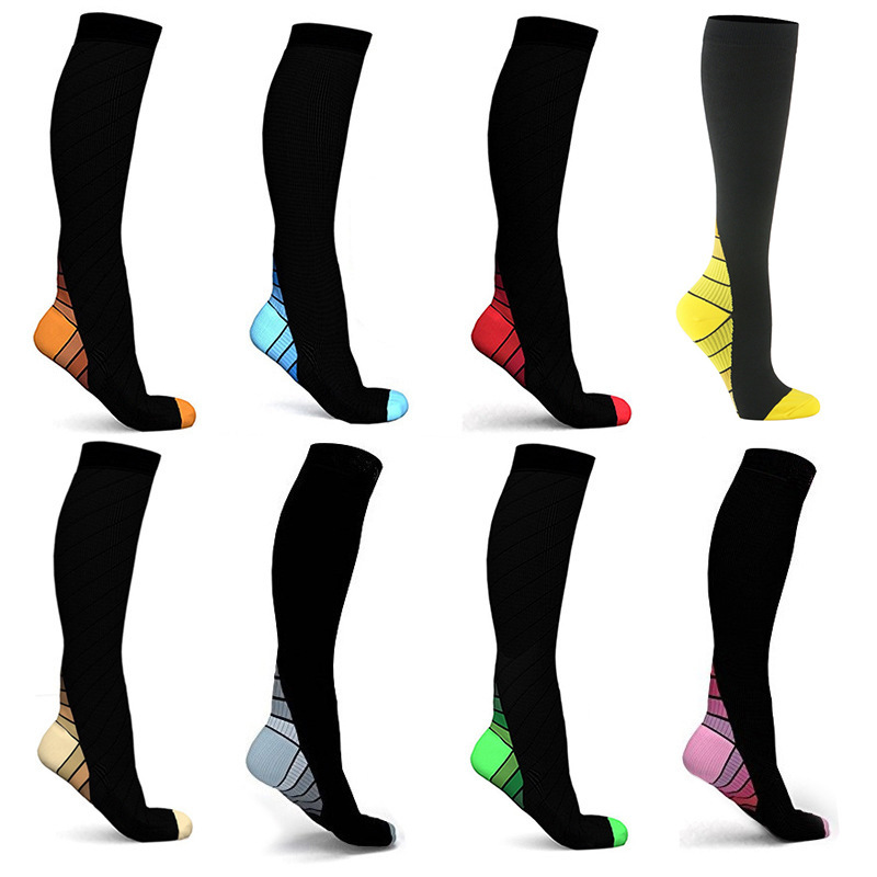 Heel gradient color fashion brand Compression Socks sports Compression Socks foreign trade order Heel gradient color fashion brand Compression Socks sports Compression Socks foreign trade order