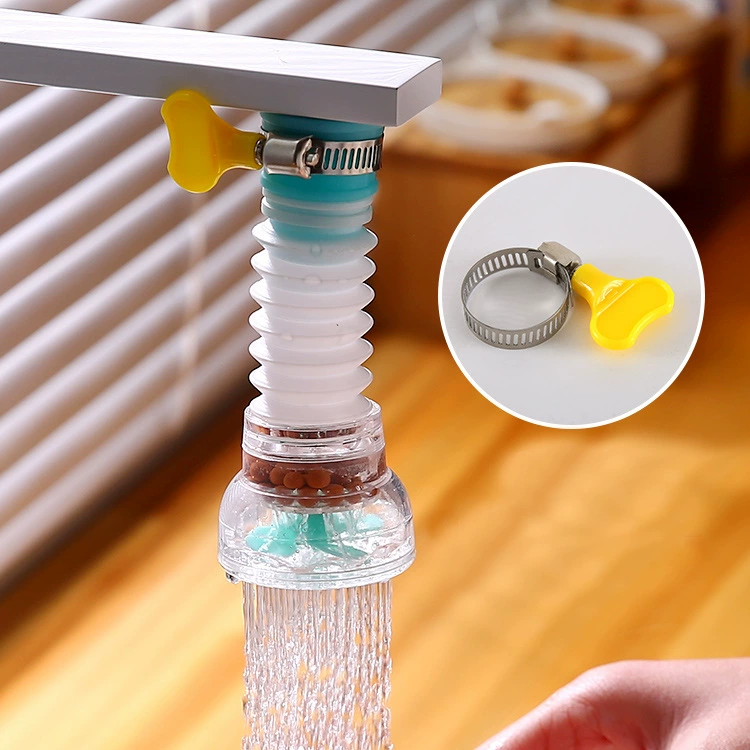 Смеситель для душа из камня Maifan, вращающийся телескопический фильтр для водопроводной воды, выдвижной, защищенный от брызг в ванной комнате.