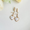 Cute cartoon earrings, fresh children's short ear clips, Korean style, simple and elegant design, no pierced ears, wholesale