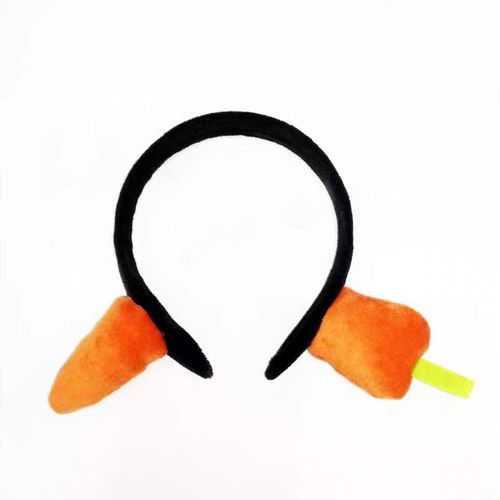 Carrot headband wearing salted fish hairpin female adult headwear internet celebrity same style cute and funny shark headband