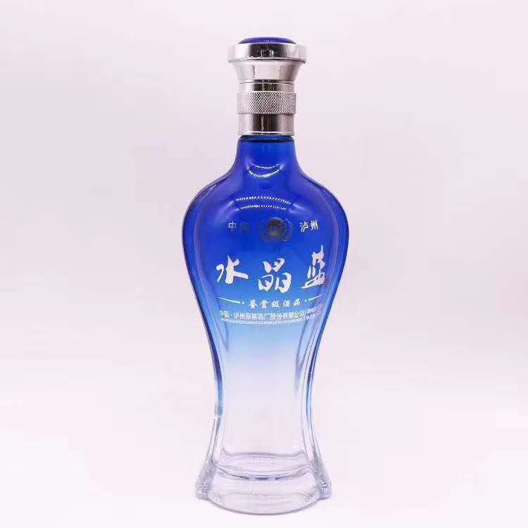 厂家热销 喷涂瓶 电镀瓶 白酒瓶 私人生产 冰酒瓶  空玻璃瓶500ml