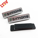 Серебряная матовая креативная пластиковая магнитная булавка из ПВХ ручной работы, золото и серебро