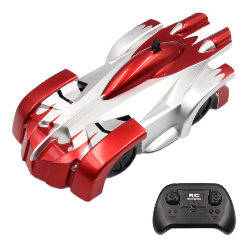Venta caliente transfronteriza pared escalada coche control remoto inalámbrico recargable escalada coche niños control remoto juguete truco coche fábrica ventas directas