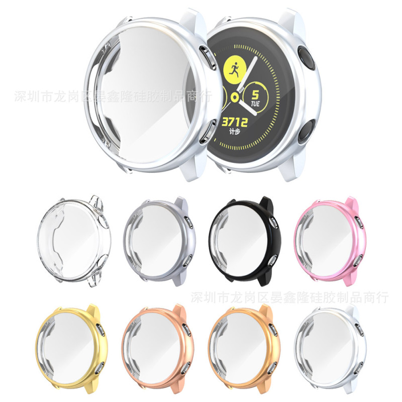 Applicable to Samsung Galaxy active watch protective case TPU electroplated all-inclusive drop-resistant protective case soft case Applicable to Samsung Galaxy active watch protective case TPU electroplated all-inclusive drop-resistant protective case soft case