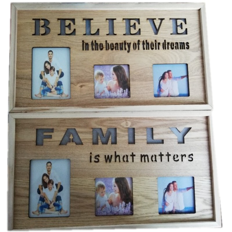 Customized Wall-Mounted Retro European-Style Wooden Photo Frame with Laser-Engraved Letters and Led Lighting for Wedding Photos Customized Wall-Mounted Retro European-Style Wooden Photo Frame with Laser-Engraved Letters and Led Lighting for Wedding Photos