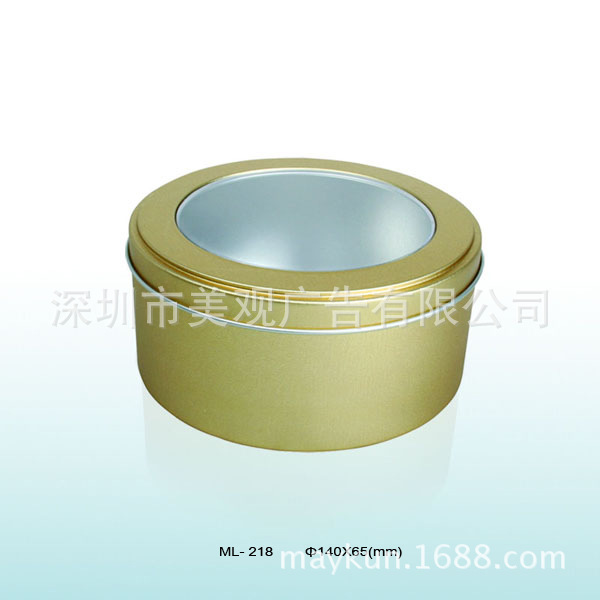 源头厂家 优惠供应精美马口铁ML-218开窗铁盒