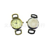 DIY personality design Bronze Roman digital circular watch head core (can be matched with different straps)