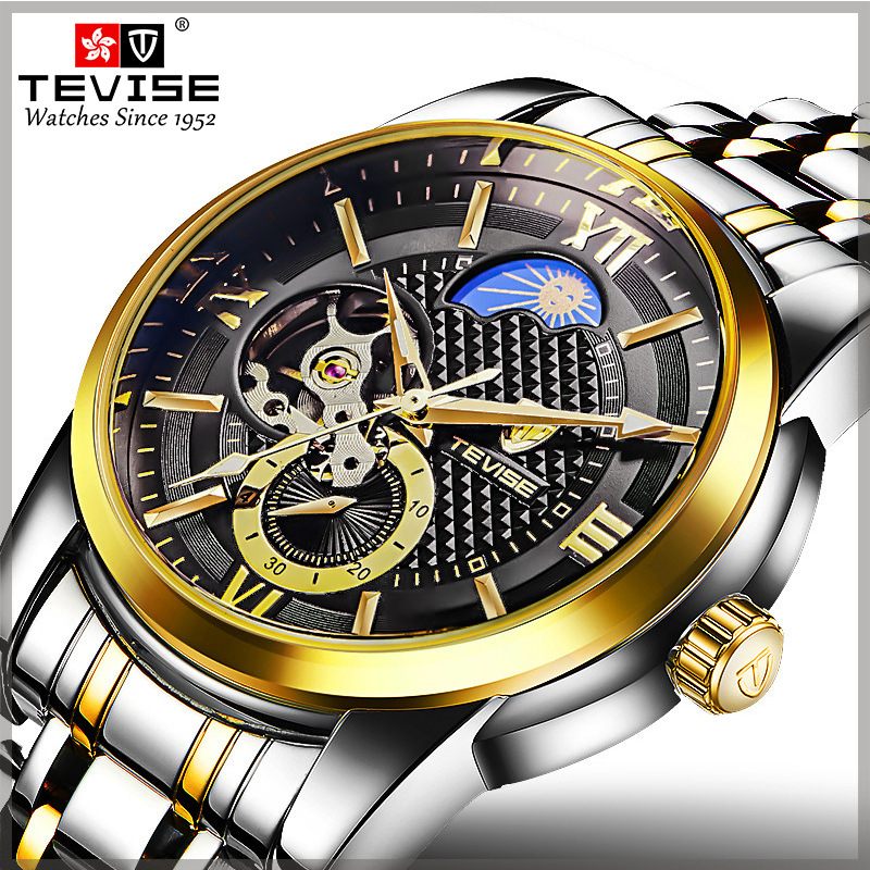 High quality universal mechanical watch stainless steel