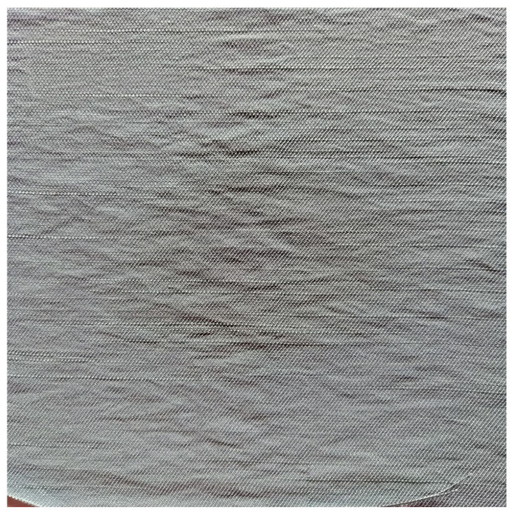 现货人棉竹节斜纹梭织涤纶面料春夏时装连衣裙布料批发手感柔软