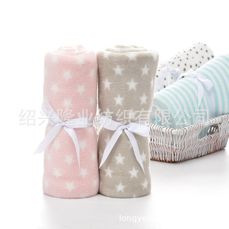 Longye Factory Japanese and Korean Small Blanket Baby Blanket Environmentally Friendly Material Soft Coral Velvet Children's Blanket