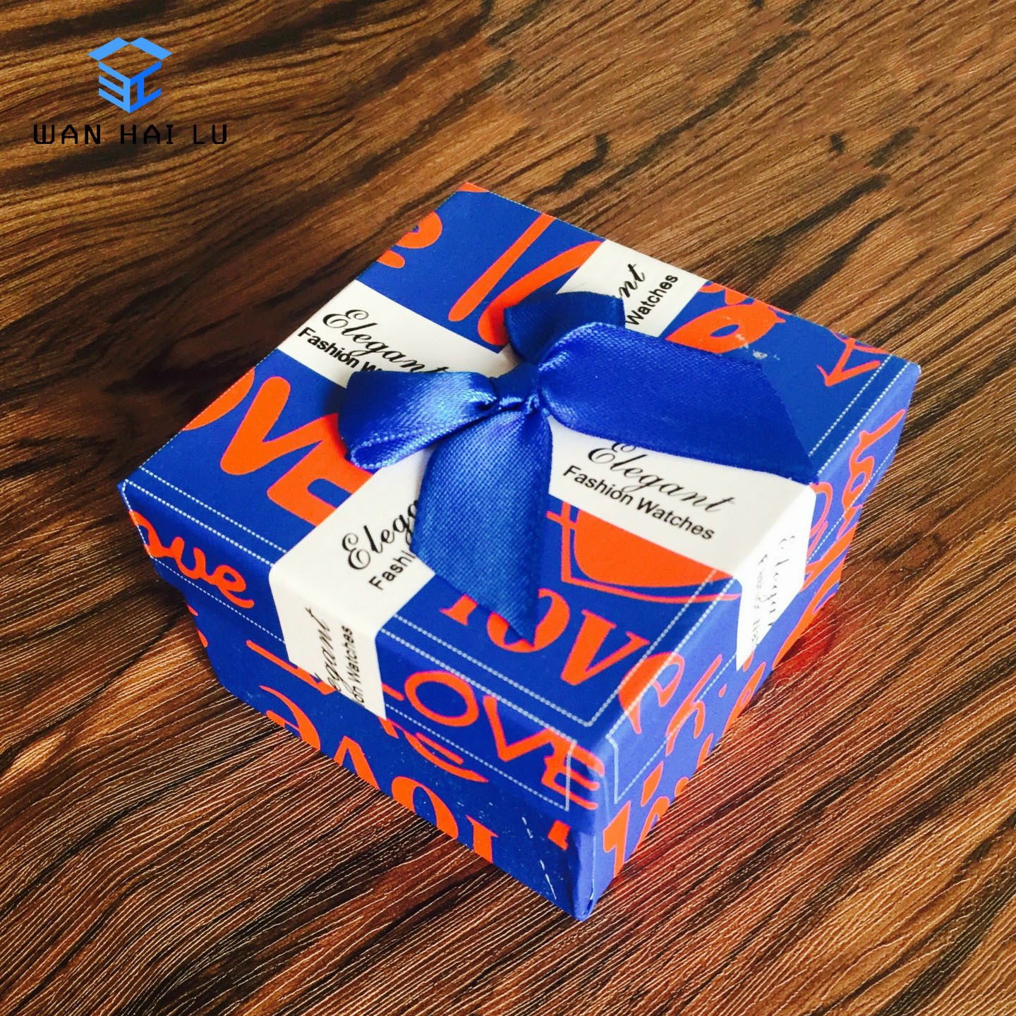 手表礼品盒天地盖印花包装纸盒首饰收纳盒手链珠宝盒 厂家批发